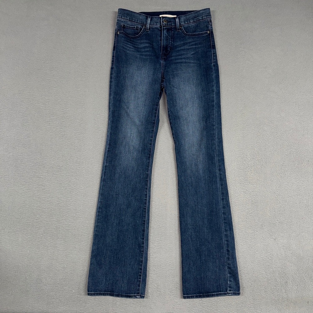 Levis Jeans Womens 28 Blue 315 Shaping Bootcut Dark Wash Mid Rise Stretch Denim